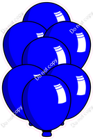 Cartoon XL Balloon Bundle - Blue