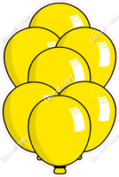 Cartoon XL Balloon Bundle - Yellow