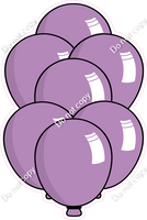 Cartoon XL Balloon Bundle - Lavender