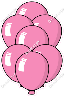 Cartoon XL Balloon Bundle - Bubblegum