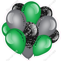 Sparkle - Green, Black, Silver / Grey Cluster w/ Variants