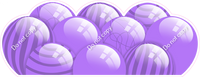 Flat - Lilac Balloon Panels
