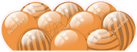 Flat - Amber Balloon Panels