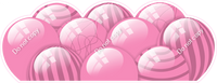 Flat - Bubblegum Balloon Panels
