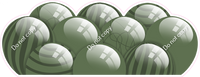 Flat - Sage Balloon Panels