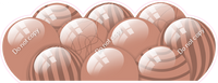 Flat - Rose Gold Balloon Panels