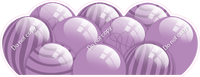 Flat - Lavender Balloon Panels