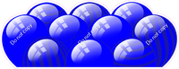 Flat - Blue Balloon Panels