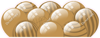 Flat - Gold Balloon Panels