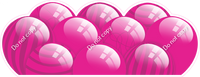 Flat - Hot Pink Balloon Panels