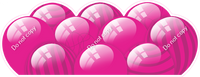 Flat - Hot Pink Balloon Panels