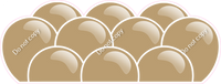 Flat - Tan Balloon Panels