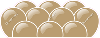Flat - Tan Balloon Panels
