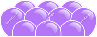 Flat - Lilac Balloon Panels