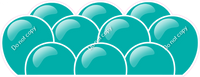 Flat - Teal Balloon Panels