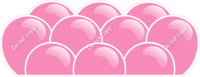 Flat - Bubblegum Balloon Panels