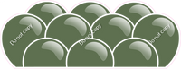 Flat - Sage Balloon Panels