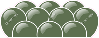 Flat - Sage Balloon Panels