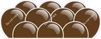 Flat - Chocolate Balloon Panels