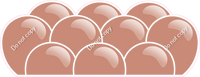 Flat - Rose Gold Balloon Panels