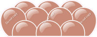 Flat - Rose Gold Balloon Panels
