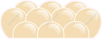 Flat - Champagne Balloon Panels