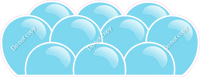 Flat - Baby Blue Balloon Panels