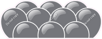 Flat - Silver Balloon Panels