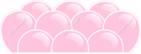 Flat - Baby Pink Balloon Panels