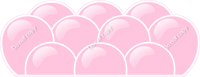Flat - Baby Pink Balloon Panels