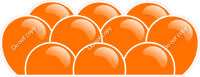 Flat - Orange Balloon Panels