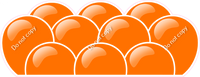 Flat - Orange Balloon Panels