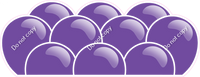 Flat - Purple Balloon Panels