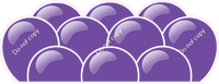 Flat - Purple Balloon Panels