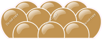 Flat - Gold Balloon Panels