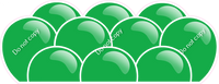 Flat - Green Balloon Panels
