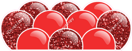 Sparkle - Red Balloon Panels