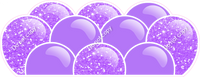 Sparkle - Lilac Balloon Panels