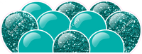 Sparkle - Teal Balloon Panels