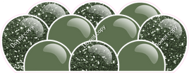 Sparkle - Sage Balloon Panels