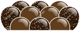 Sparkle - Chocolate Balloon Panels