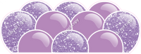 Sparkle - Lavender Balloon Panels