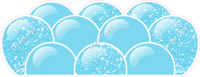 Sparkle - Baby Blue Balloon Panels