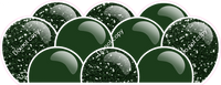 Sparkle - Hunter Green Balloon Panels