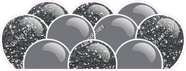 Sparkle - Silver Balloon Panels