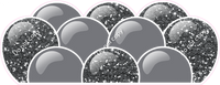 Sparkle - Silver Balloon Panels