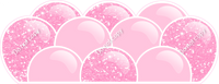 Sparkle - Baby Pink Balloon Panels