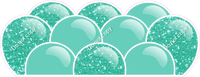 Sparkle - Mint Balloon Panels