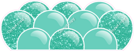 Sparkle - Mint Balloon Panels