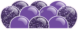 Sparkle - Purple Balloon Panels